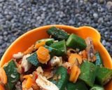 Foto langkah ke 8 dari resep Tumis Okra Sambal Teri.