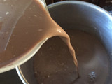 Flan de leche chocolatada