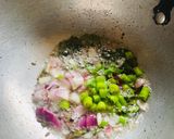 A picture of step 2 of Vegetable Bajra Khichadi.