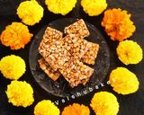 A picture of step 3 of Peanut Cashew Til Chikki.