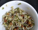A picture of step 3 of Healthy sprout chaat.