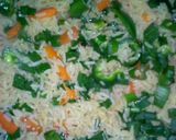 A picture of step 7 of Fried vegetables rice.