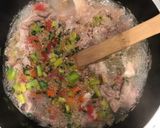 Foto del paso 3 de la receta: Clarificación de un fondo