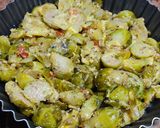Foto del paso 4 de la receta: Repollitos de Bruselas con salsas blanca