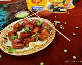A picture of step 6 of Red Maggi noodles Momos.