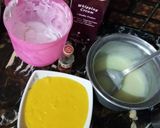 A picture of step 1 of Mango ice cream.
