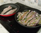 Foto del paso 7 de la receta: Lubina y calamares a la plancha