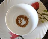A picture of step 4 of Boondi ki Kadhi.