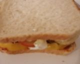 A picture of step 4 of Peri peri veg sandwich.