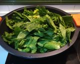 A picture of step 2 of Spinach with Chickpeas.