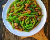 Foto langkah ke 6 dari resep Buncis rempelo ati saus tiram.