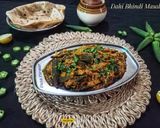 A picture of step 9 of Dahi Bhindi Masala.