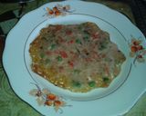 A picture of step 5 of Bread uttapam.