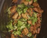 A picture of step 4 of Orange Chicken in the croc pot.