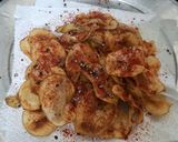 A picture of step 5 of Crispy batata chips for fasting (upvasache crispy batata chips).