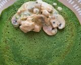 Foto del paso 4 de la receta: Panqueques de espinaca o acelga rellenos🥬🌯
