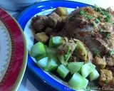 Foto langkah ke 10 dari resep Sega Lengko / Nasi Lengko Komplit Khas Cirebon.