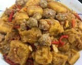 Foto langkah ke 5 dari resep Sambel goreng krecek bola daging.