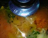 Foto del paso 2 de la receta: Arroz con verduras, caldo y papas peruana