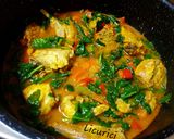Pas rețetă Spinach rabbit curry (curry de iepure cu spanac) 6 fotografie