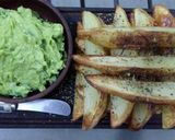 Foto del paso 7 de la receta: Brócoli en colchón de pollo, con papas en salsa de palta