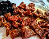 Foto del paso 1 de la receta: MARIPOSAS🦋🦋🦋, (Farfalle), Pesto🌿 y Tomate🍅Seco...!