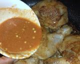 A picture of step 4 of Chicken Peri peri.