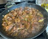 A picture of step 3 of Pork Adobo.