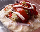 Foto del paso 7 de la receta: Fajitas🌯 de berenjenas🍆 doradas con mayonesa de ajo🌰🌮