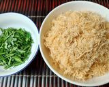 Hình bước làm 1 của món Nhân thập cẩm cho bánh Trung thu