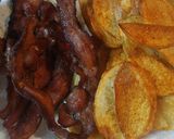 A picture of step 4 of Bacon and Potato Sandwich.