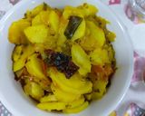 A picture of step 3 of Potato veg.