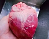 Hình bước làm 1 của món Cháo tim heo hạt sen