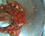A picture of step 6 of Masala pav.