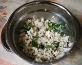 A picture of step 4 of Khandvi.