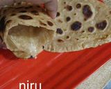 A picture of step 4 of Chini paratha / Sugar paratha.