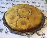 Une image de l'étape 12 de Gâteau caramélisé à l'ananas et jus de pêches.