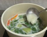 Foto langkah ke 4 dari resep Bobor Bayam Labu Siam.