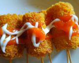 Foto langkah ke 4 dari resep Roti goreng sosis.