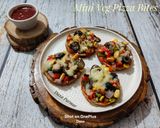 A picture of step 6 of Mini Veg Pizza Bites (Italian Party Appetizer).