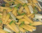 A picture of step 3 of Pumpkin sabzi.