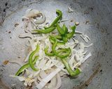 A picture of step 1 of Chowmein.
