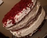 Red velvet cake/ vörös bársony torta recept fázis 4 fotója