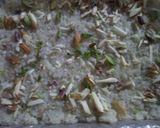 A picture of step 6 of Coconut badaam roll.