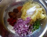 A picture of step 1 of Amritsari Kulcha.