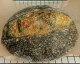 Foto langkah ke 26 dari resep Pandan Charcoal Sourdough Bread (88% - Oven Tangkring).