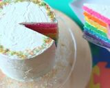 Foto del passaggio 6 della ricetta Torta arcobaleno 🌈SENZA GLUTINE E LATTOSIO