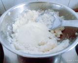 A picture of step 2 of Delicious healthy yummy desiccated coconut ladoo.