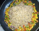 A picture of step 15 of Coconut fried rice(fully flavoured).