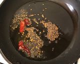 A picture of step 2 of Murungai Keerai Thoran (Drumstick / Moringa Leaves Stir Fry - Kerala style).